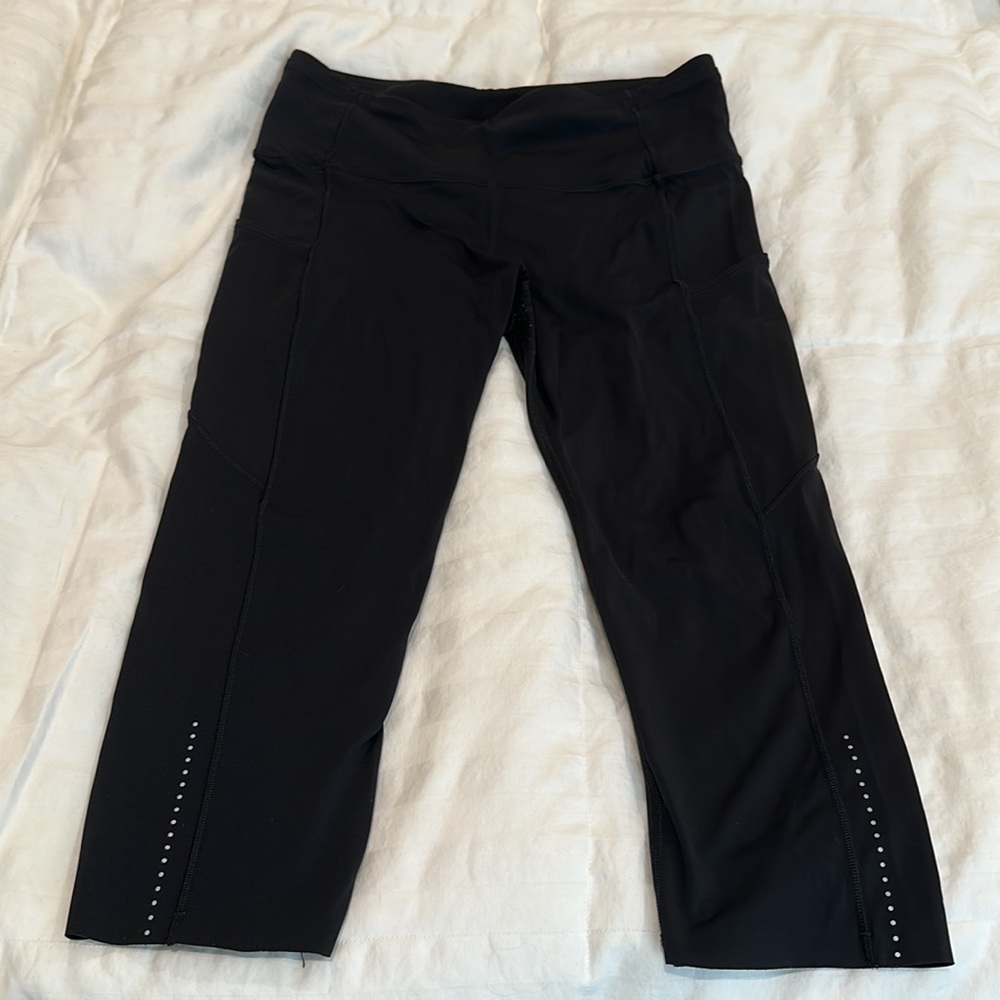 Lululemon Fast and Free High-Rise Crop 23" size 8